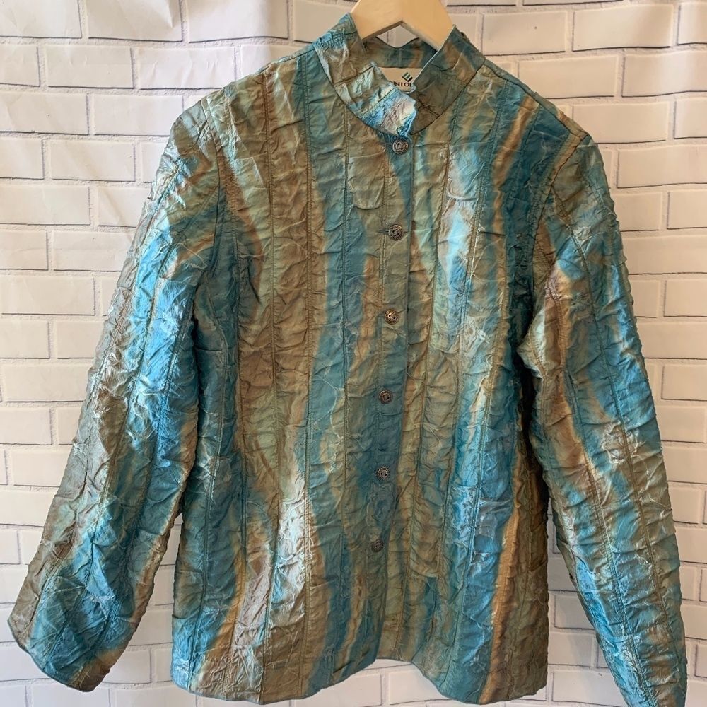 Erin London Watercolor‎ Print Career Jacket…